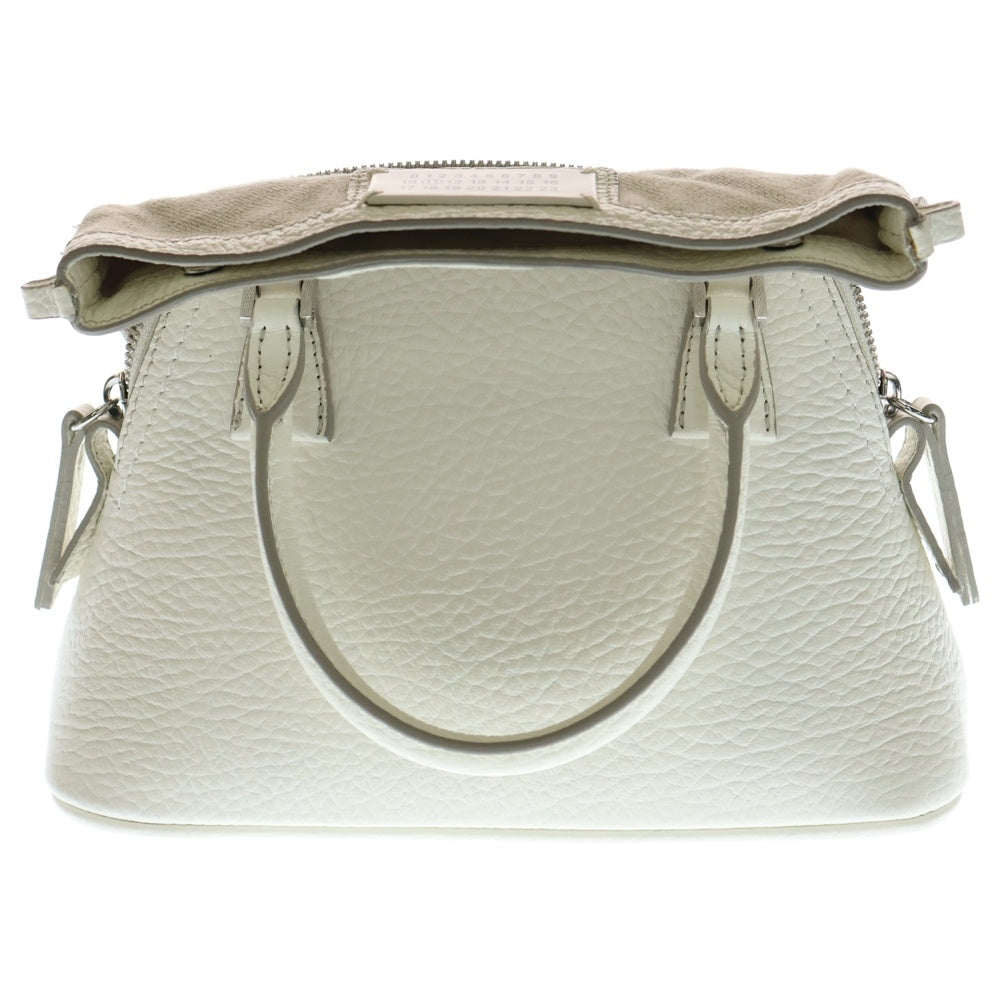 Maison Margiela メゾンマルジェラ 5AC チェーンストラップ レザーショルダーバッグ S56WG0081 ホワイト レディース Maison Margiela(メゾンマルジェラ) 5AC チェーンストラップ レザー