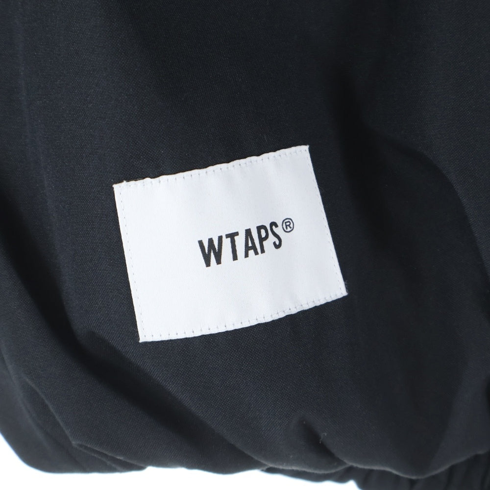 WTAPS(ダブルタップス) 25AW SMOCK LS CTPL CNVS 長袖シャツ ブラック 252WVDT-SHM05