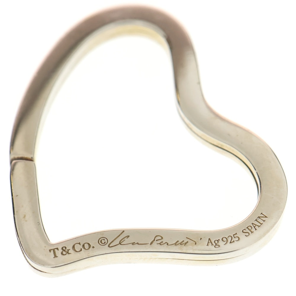 TIFFANY & Co.(ティファニー) オープンハート シルバー キーリング レディース