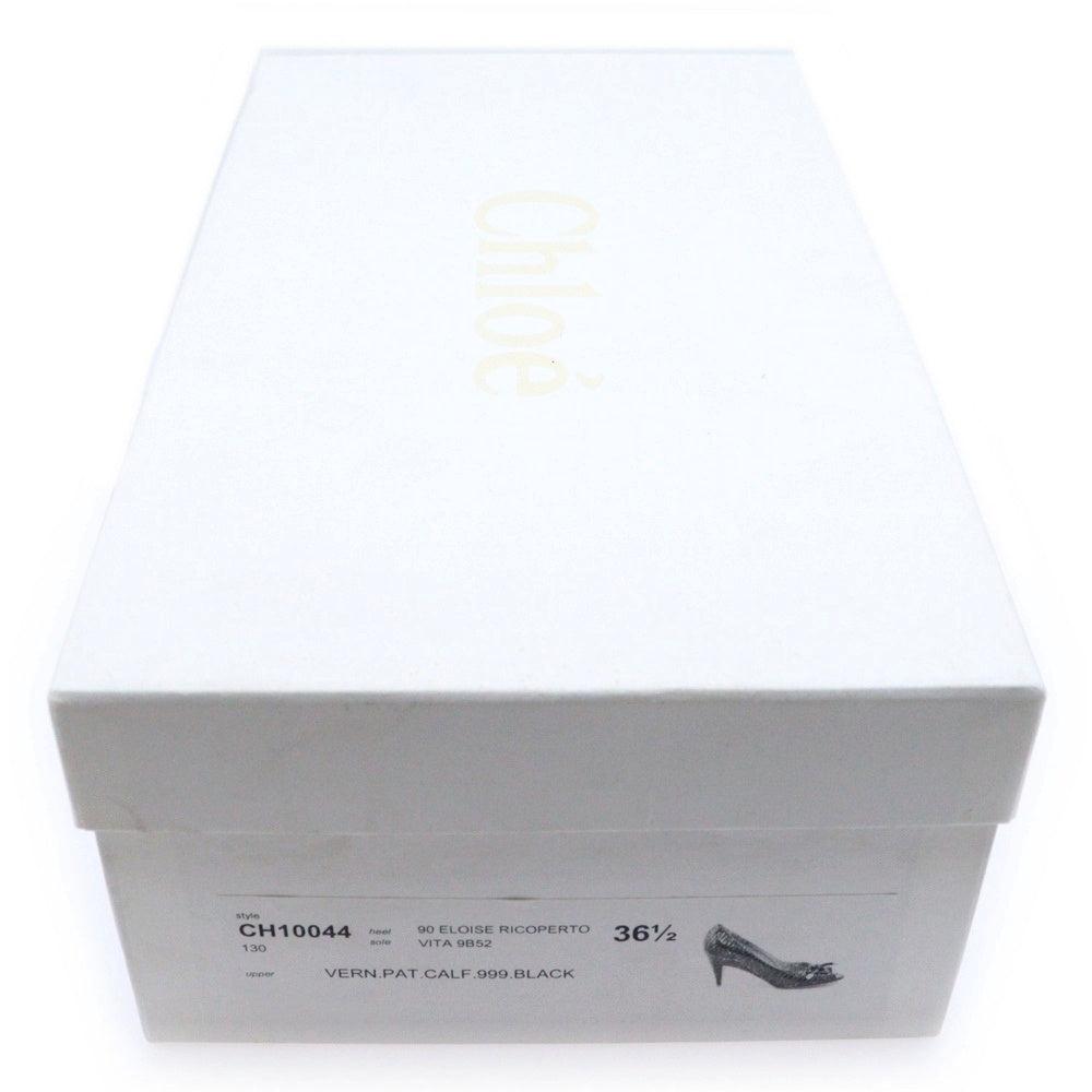 Chloe(クロエ) レザー ヒール パンプス ブラック レディース