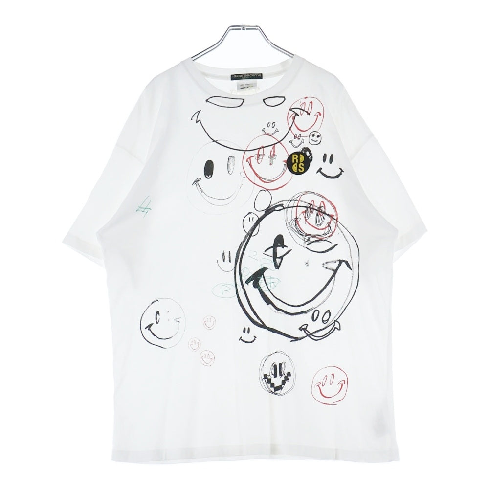 RAF SIMONS(ラフシモンズ) ×SMILEY Hand-Illustrated Tee ×スマイリー