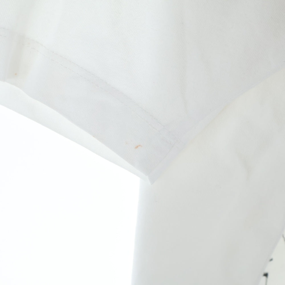 RAF SIMONS(ラフシモンズ) ×SMILEY Hand-Illustrated Tee ×スマイリー 50周年 ハンドイラスト 半袖Tシャツ カットソー ホワイト