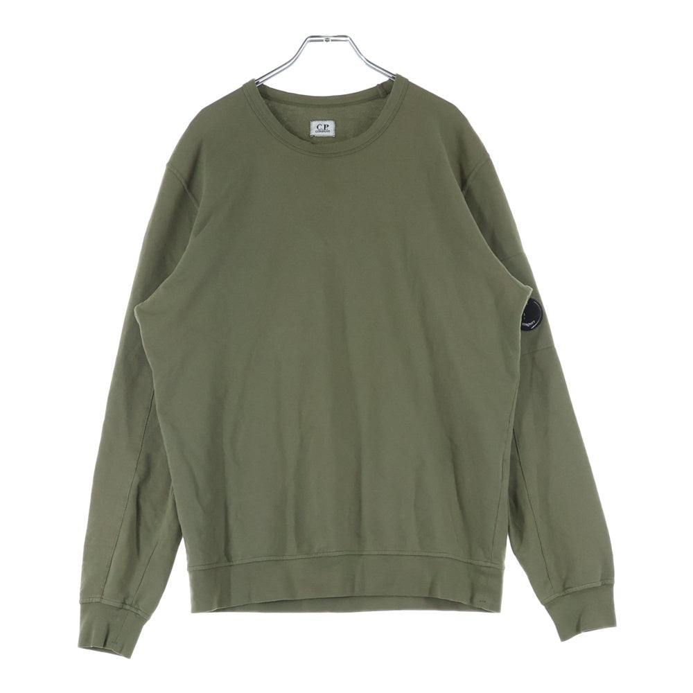 C.P. Company(シーピーカンパニー) Light Fleece Sweatshirt 11CMSS075A ライト フリース スウェットシャツ 長袖 カーキ