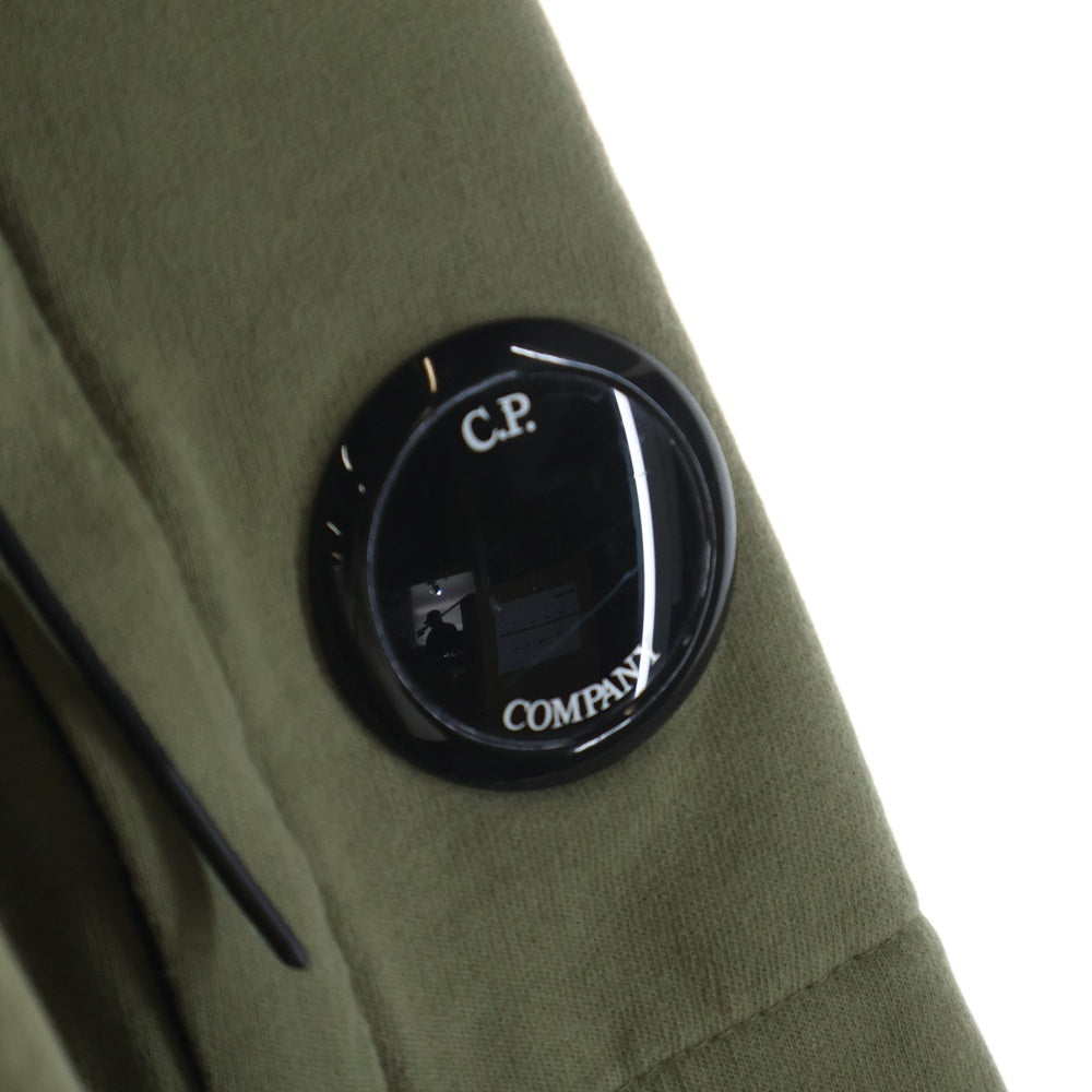 C.P. Company(シーピーカンパニー) Light Fleece Sweatshirt 11CMSS075A ライト フリース スウェットシャツ 長袖 カーキ