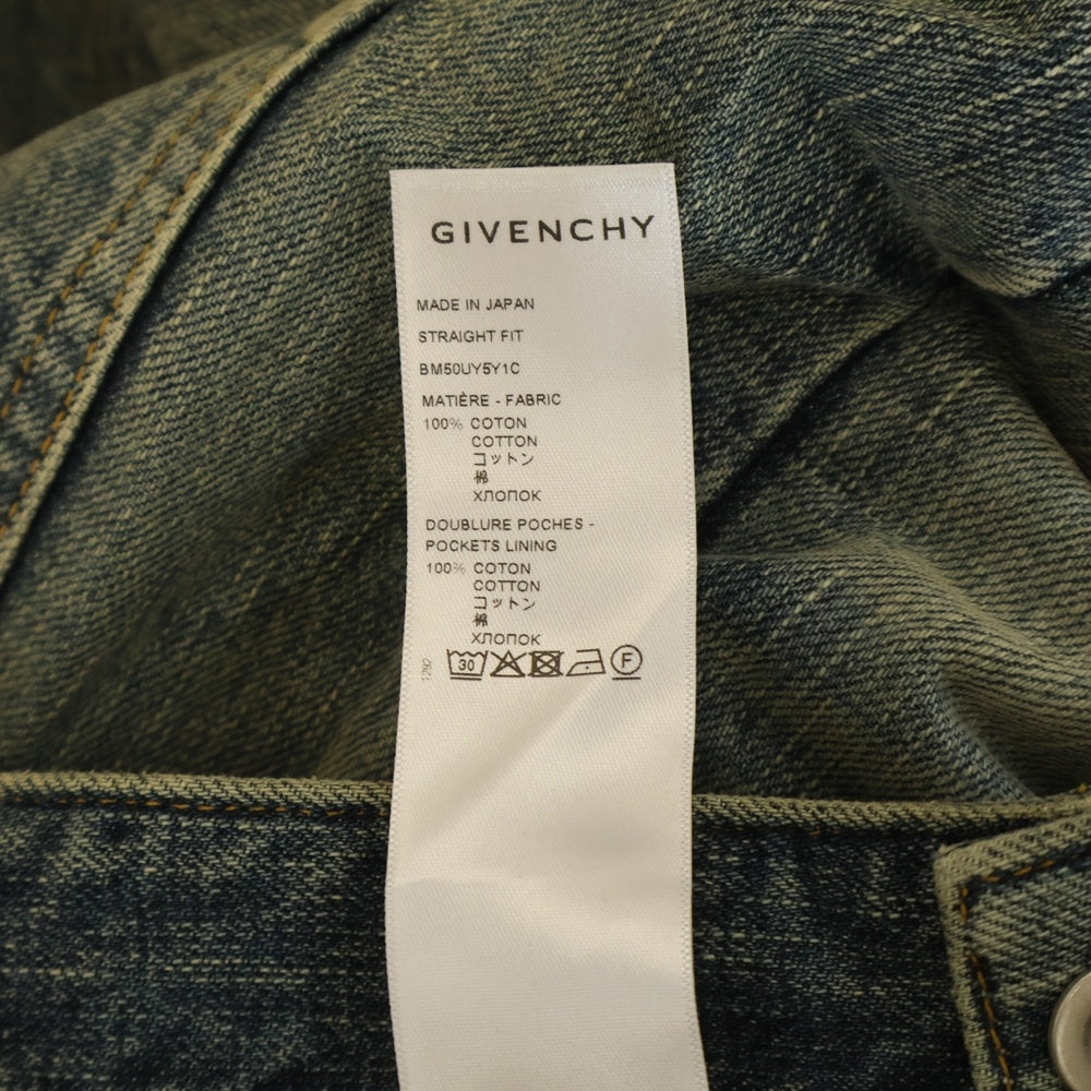 GIVENCHY(ジバンシィ) Vintage Denim Jeans BM50UY5Y1C ヴィンテージ デニムパンツ ジーンズ インディゴ