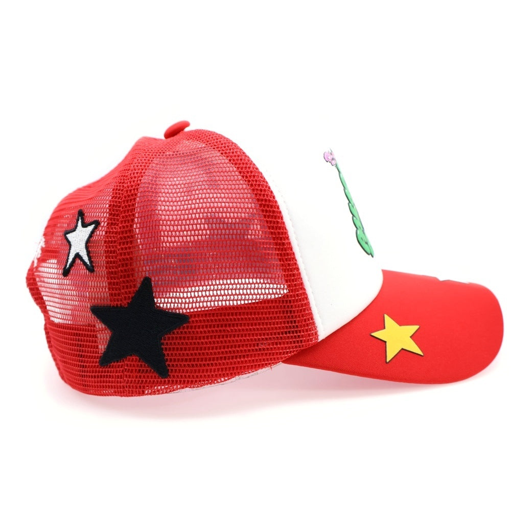 Palace Skateboards(パレススケートボーズ) Mark Bode Trucker Cap Red マークボーディ トラッカーキャップ 帽子 メッシュ レッド