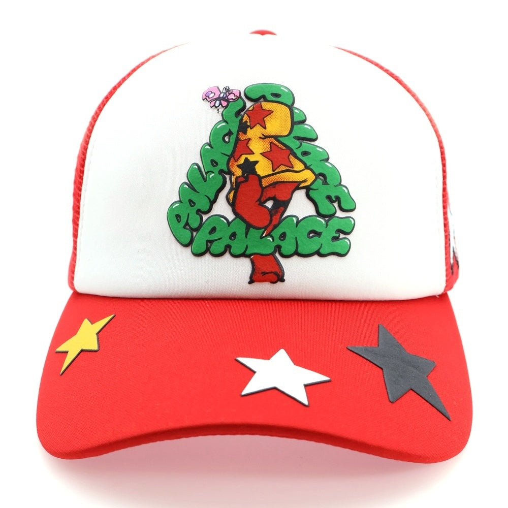 Palace Skateboards(パレススケートボーズ) Mark Bode Trucker Cap Red マークボーディ トラッカーキャップ 帽子 メッシュ レッド