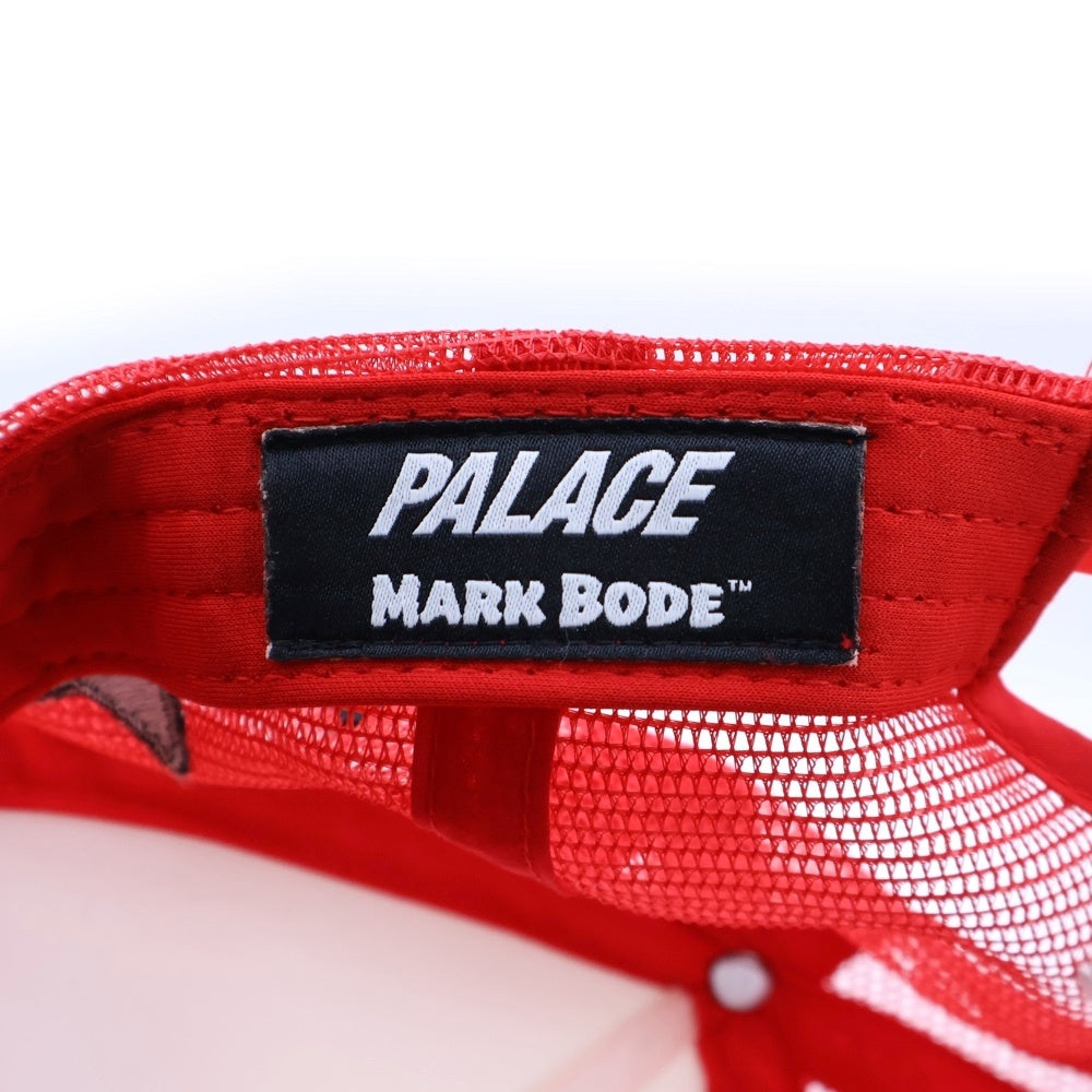 Palace Skateboards(パレススケートボーズ) Mark Bode Trucker Cap Red マークボーディ トラッカーキャップ 帽子 メッシュ レッド