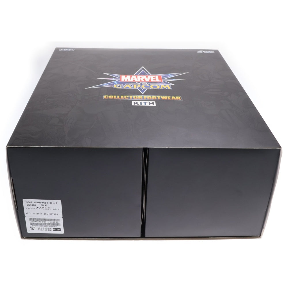 ASICS(アシックス) ×KITH Marvel vs Capcom Gel-Kayano14 Ryu 1203B011 マーベル カプコン リュウモデル ゲルカヤノ ローカットスニーカー シューズ US8/26.0cm ホワイト