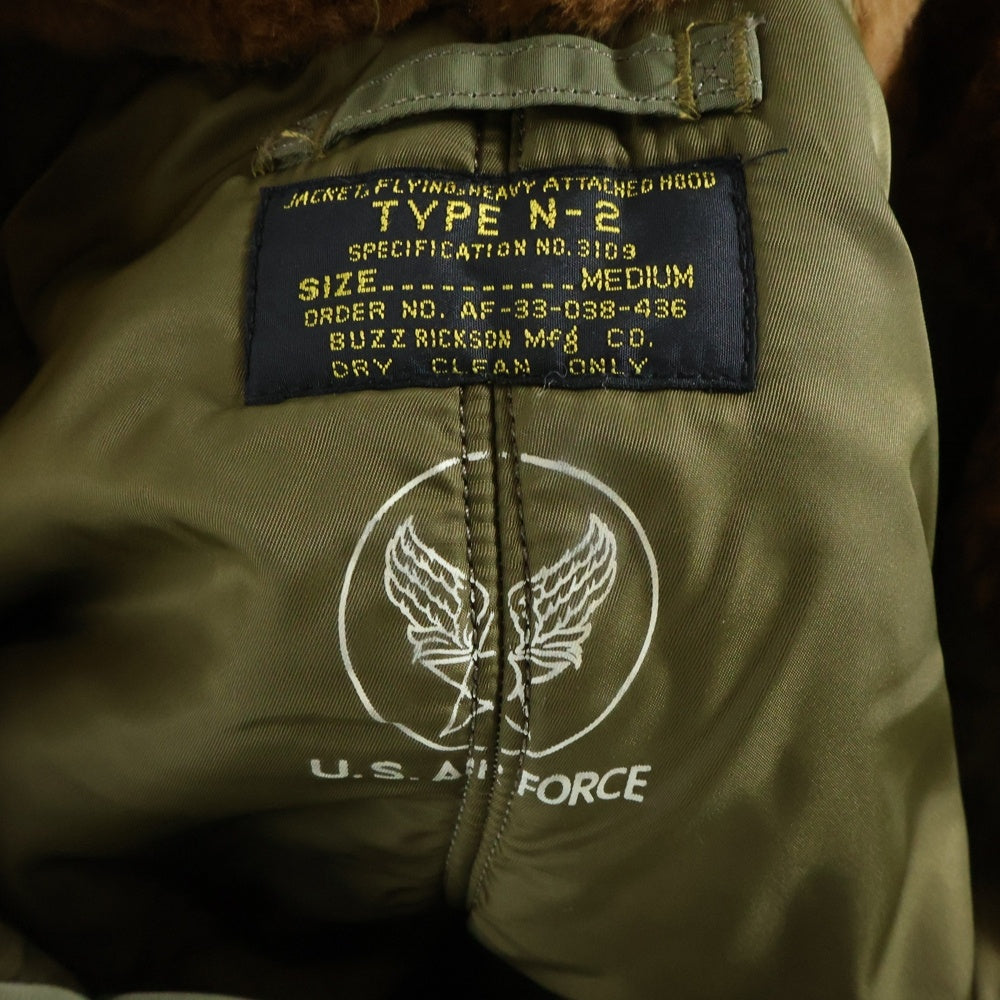 Buzz Rickson's(バズリクソンズ) N-2 ファー付き フライトミリタリージャケット M11129 カーキ