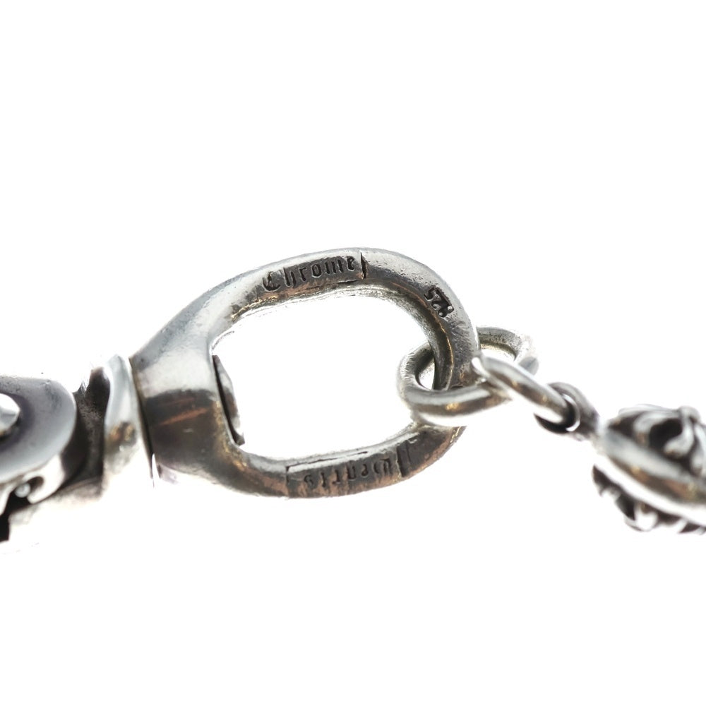 CHROME HEARTS(クロムハーツ) 2BALL LONG-T/2クリップロング#2クロスボール ウォレットチェーン シルバー
