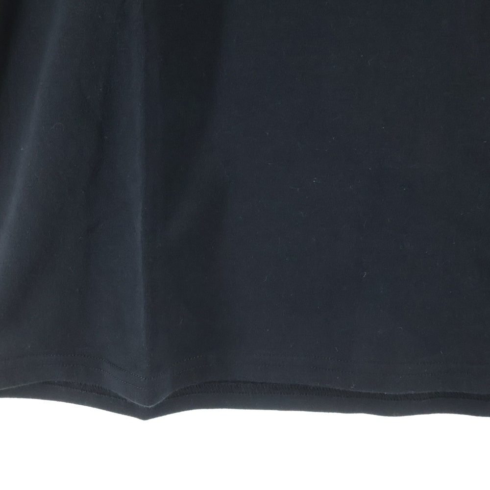 NO BRAND(ノーブランド) STUDIO R330(ステュディオ アール スリーサーティー)フォトプリント クルーネック半袖Tシャツ ブラック