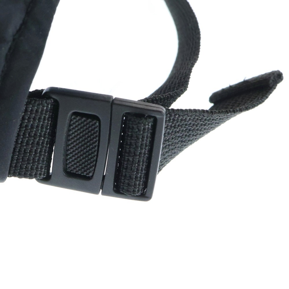 The Ennoy Professional(エンノイプロフェッショナル) 24AW 3LAYER SHELL CAP ロゴ刺繍ナイロンキャップ ブラック AW24BRENAC01AK