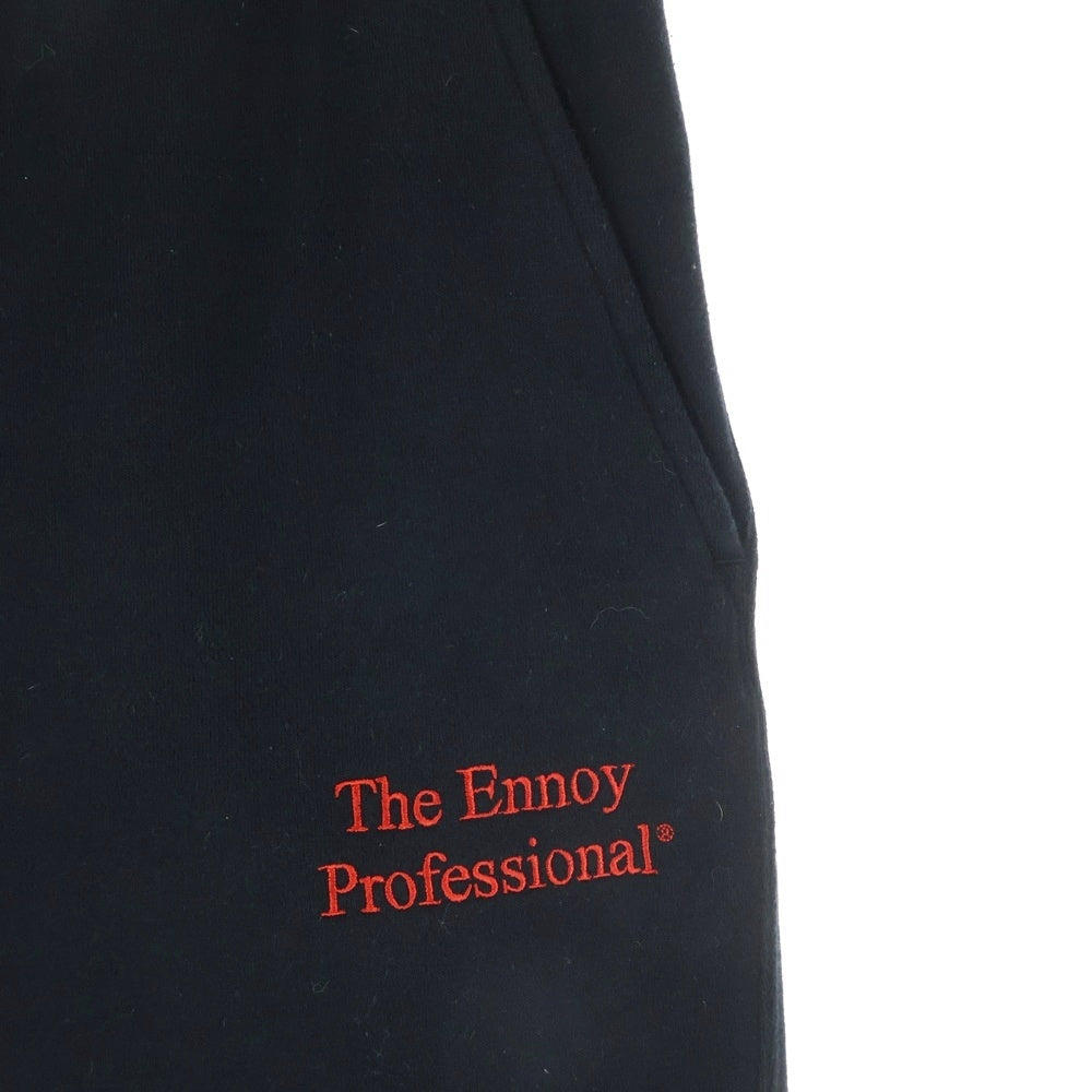 The Ennoy Professional(エンノイプロフェッショナル) 23AW×Netflix CITY FLEECE PANTS ネットフリックス シティフリース スウェットパンツ ブラック AW23BRENPTNTL