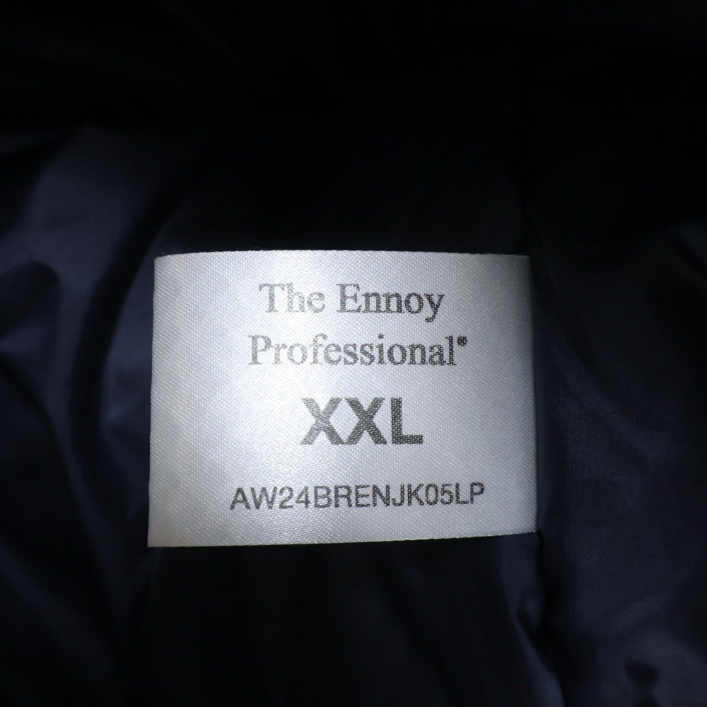 The Ennoy Professional(エンノイプロフェッショナル) 24AW Electric Puffer Jacket エレクトリックパファージャケット 中綿ジャケット ネイビー AW24BRENJK05LP