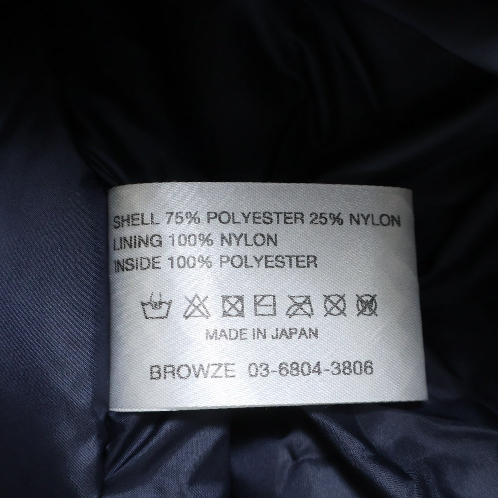 The Ennoy Professional(エンノイプロフェッショナル) 24AW Electric Puffer Jacket エレクトリックパファージャケット 中綿ジャケット ネイビー AW24BRENJK05LP