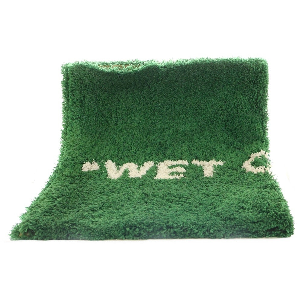 OFF-WHITE(オフホワイト) ×IKEA MARKERAD WET GRASS イケア マルケラッド ラグマット カーペット グリーン