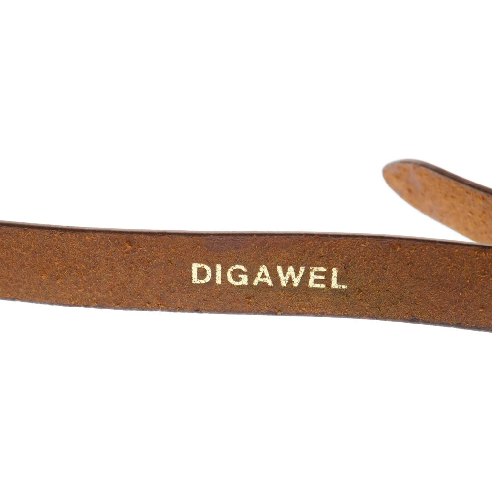 DIGAWEL(ディガウェル) Leather Belt カウレザー ベルト ブラウン