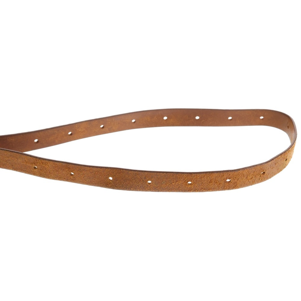 DIGAWEL(ディガウェル) Leather Belt カウレザー ベルト ブラウン
