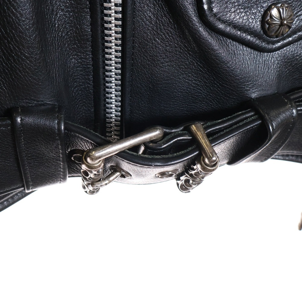 CHROME HEARTS(クロムハーツ) JJ DEAN ダガージップライダース レザージャケット ブラック