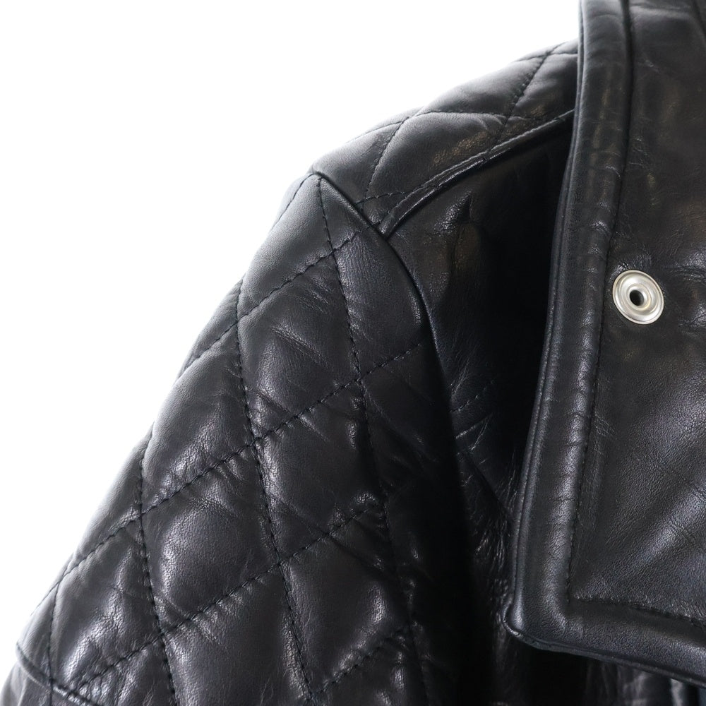 NEIGHBORHOOD(ネイバーフッド) 12AW THUNDER VOLT サンダーボルト レザー ダブルライダースジャケット ブラック