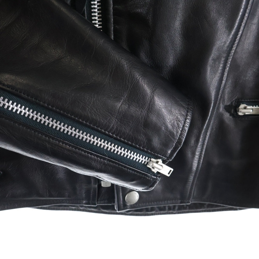 NEIGHBORHOOD(ネイバーフッド) 12AW THUNDER VOLT サンダーボルト レザー ダブルライダースジャケット ブラック