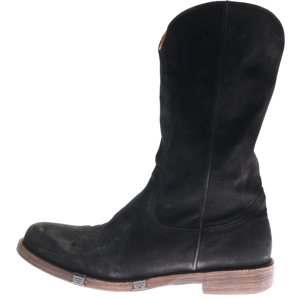 ヌコ NUMBER (N)INE(ナンバーナイン) 13AW NUBUCK PECOS BOOTS ヌバック
