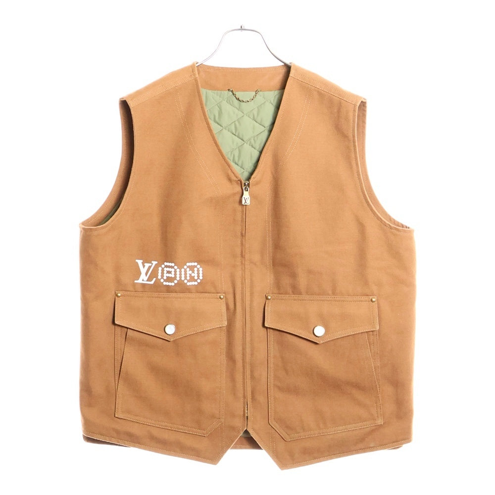 LOUIS VUITTON(ルイヴィトン) ワークウェアジレ 中綿ダウンベスト ブラウン