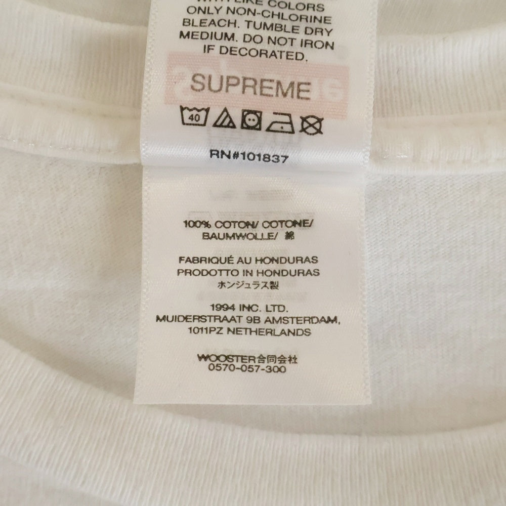 SUPREME(シュプリーム) 25SS Marithe Francois Girbaud Tee マリテ フランソワ ジルボー フロントプリント 半袖Tシャツ カットソー ホワイト