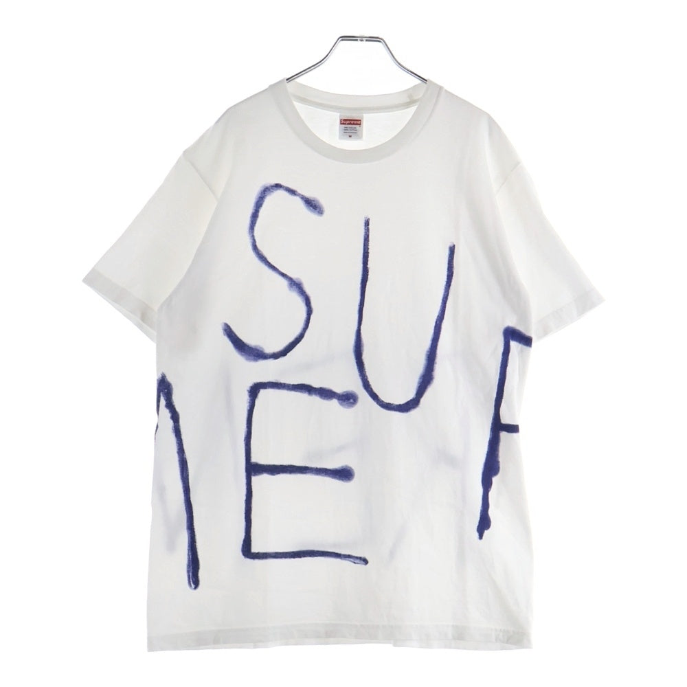 SUPREME(シュプリーム) 25SS Logo Painted Tee ロゴ ペイントTシャツ 半袖 カットソー ホワイト