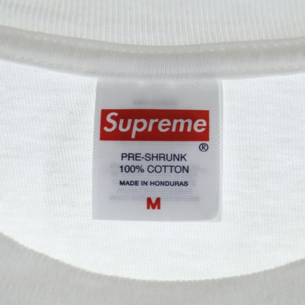 SUPREME(シュプリーム) 25SS Logo Painted Tee ロゴ ペイントTシャツ 半袖 カットソー ホワイト
