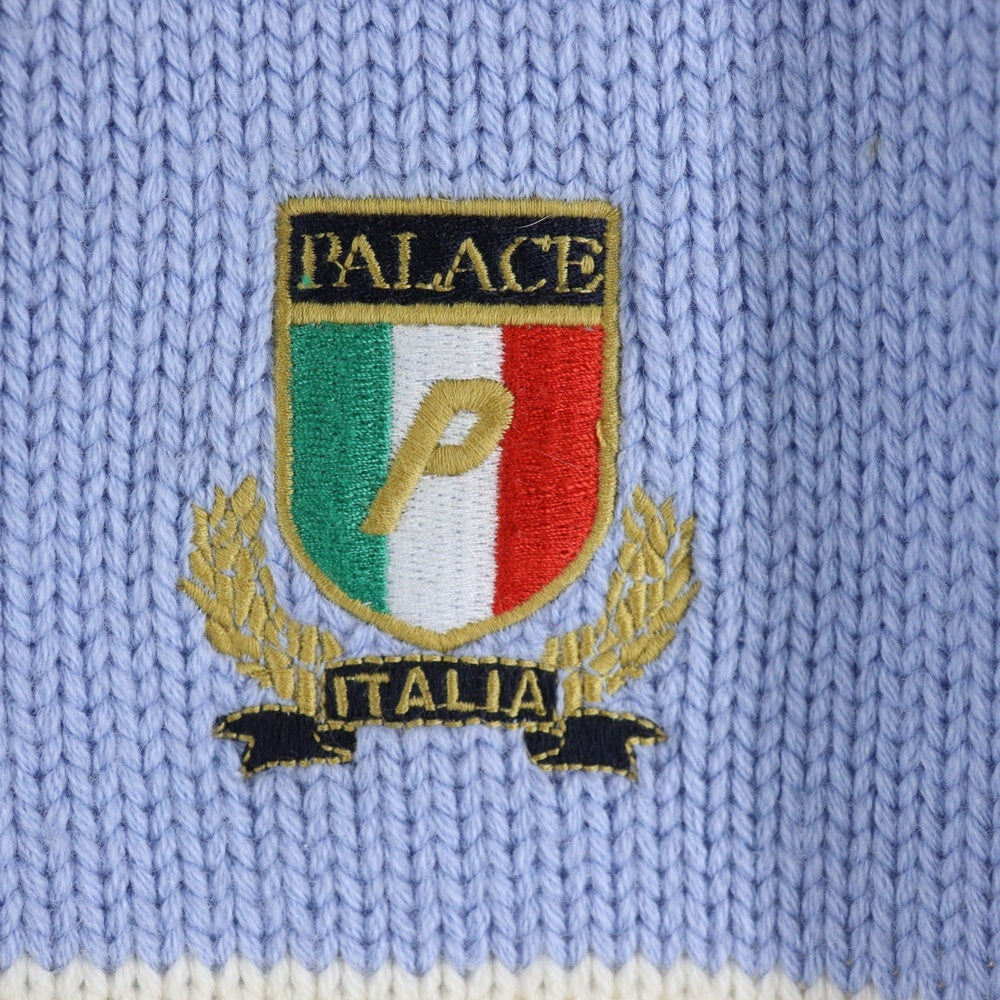 Palace Skateboards(パレススケートボーズ) 23SS Cycle Knit サイクルニット ジップアップ ブルー