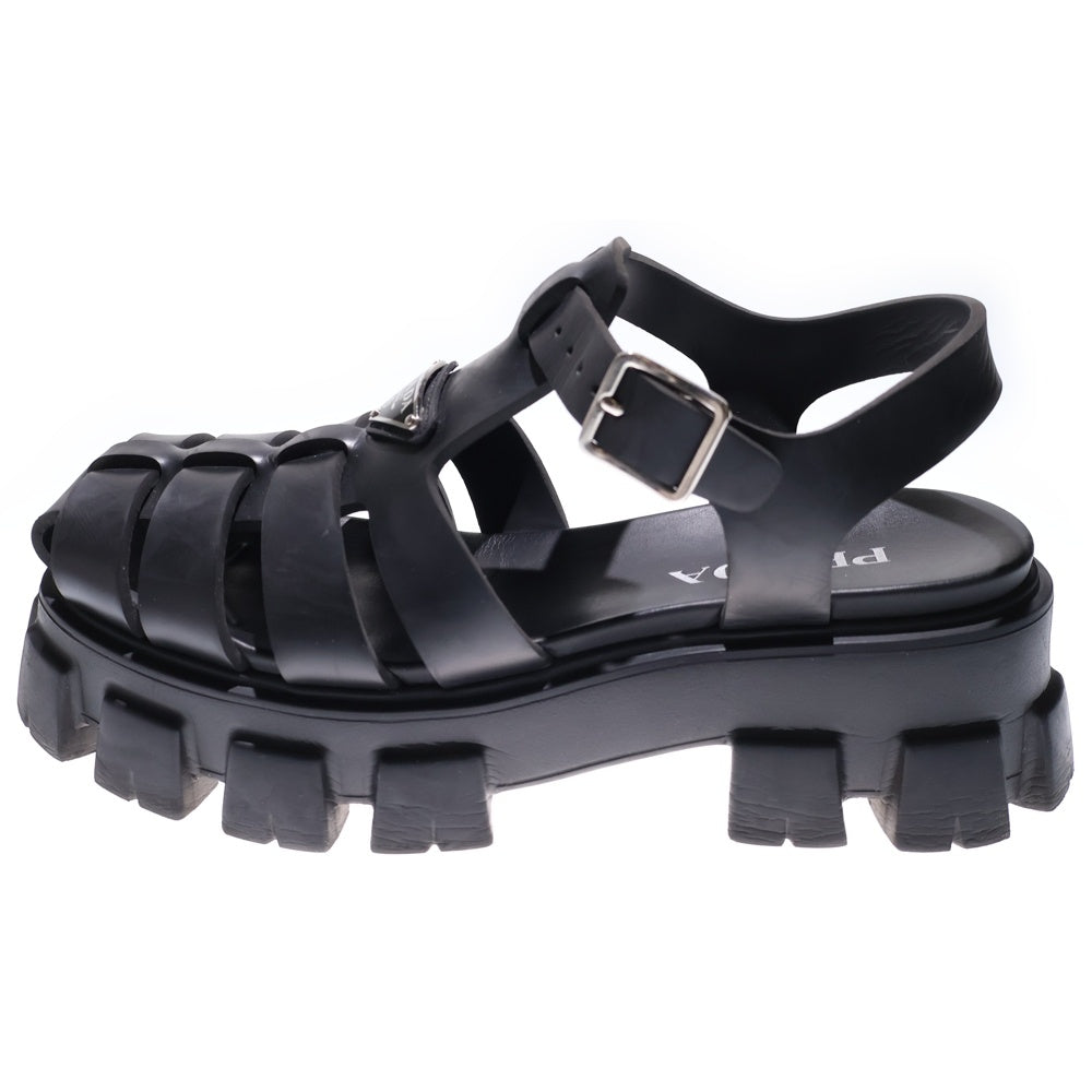 PRADA(プラダ) トライアングルロゴ モノリス フォームラバー サンダル