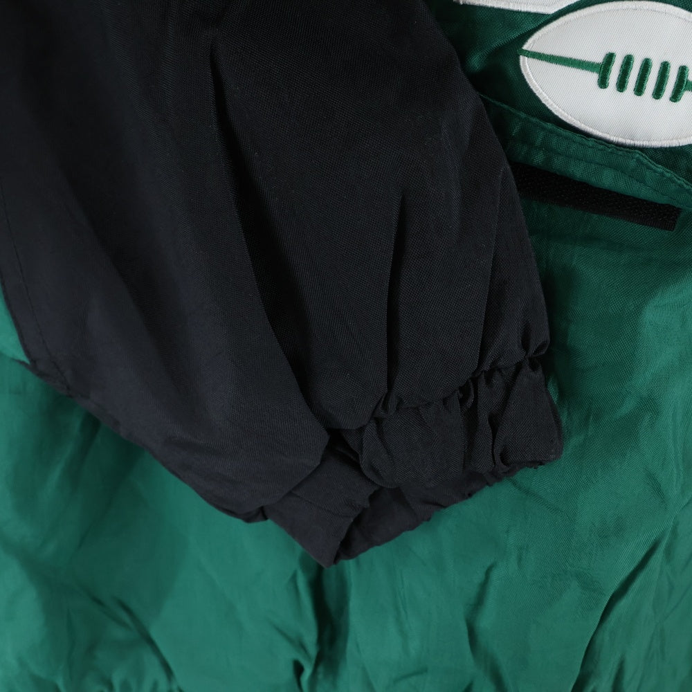 STARTER(スターター) New York Jets Padded Anorak Jacket ニューヨーク ジェッツ ナイロン アノラック ジャケット グリーン/ブラック