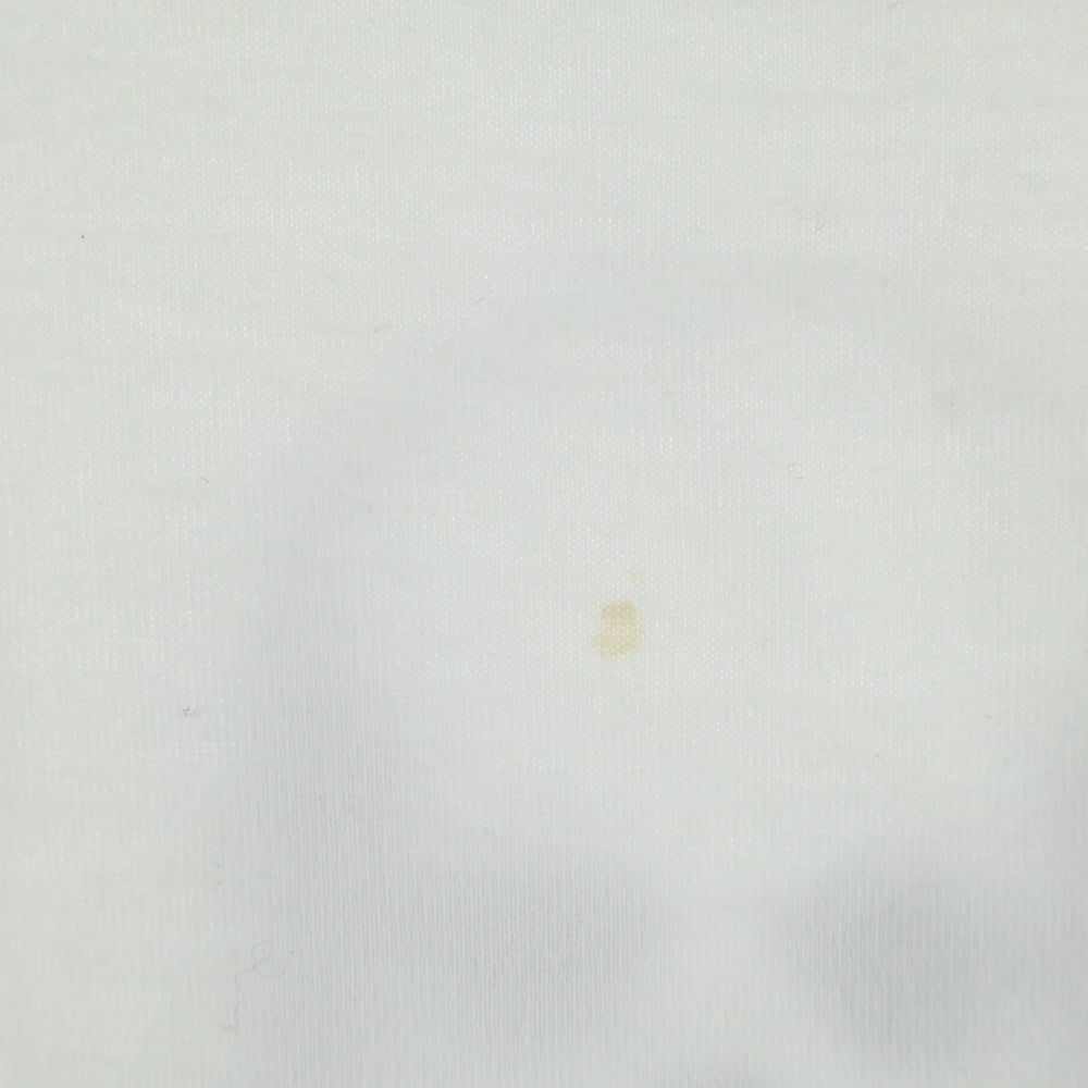 lucien pellat-finet(ルシアンペラフィネ) バックスカル スター プリント クルーネック半袖Tシャツ カットソー ホワイト