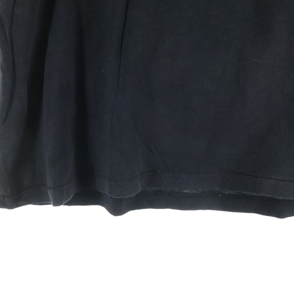 lucien pellat-finet(ルシアンペラフィネ) スカルプリント クルーネック半袖Tシャツ カットソー ブラック