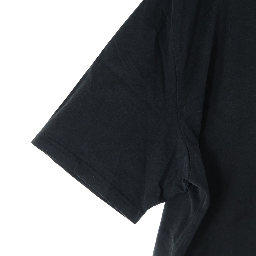 lucien pellat-finet(ルシアンペラフィネ) バックスカルプリント クルーネック半袖Tシャツ カットソー ブラック