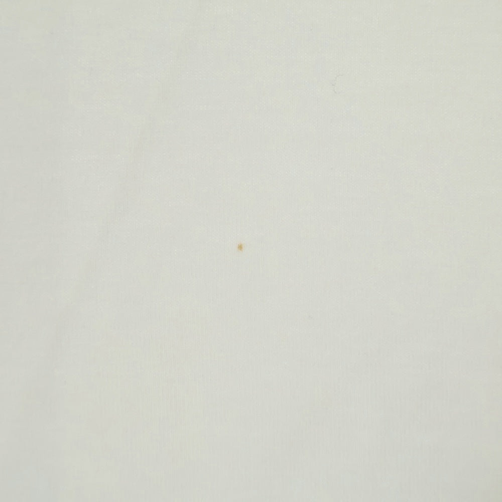 lucien pellat-finet(ルシアンペラフィネ) スカル刺繍 スターラインストーン クルーネック半袖Tシャツ カットソー ホワイト