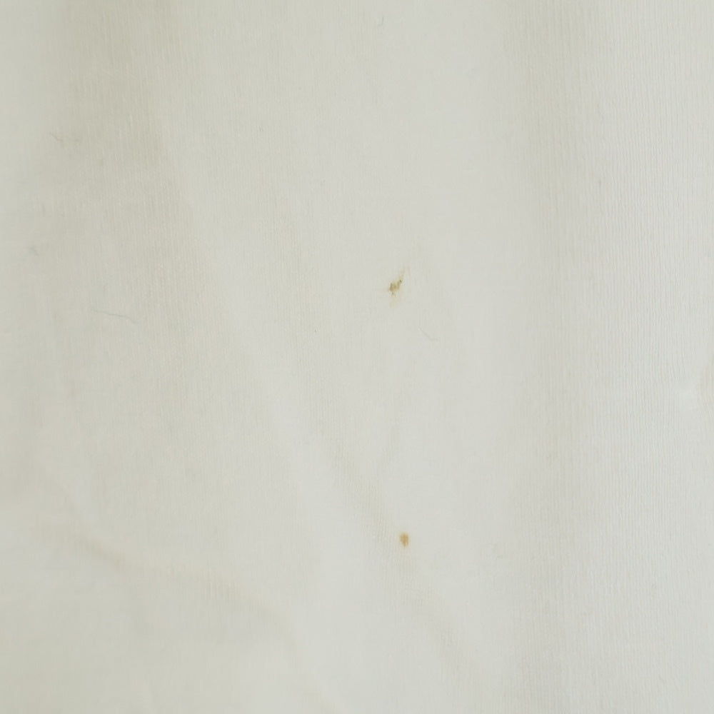 lucien pellat-finet(ルシアンペラフィネ) スカル刺繍 スターラインストーン クルーネック半袖Tシャツ カットソー ホワイト