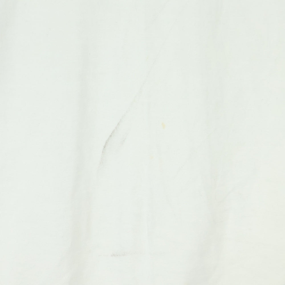 lucien pellat-finet(ルシアンペラフィネ) バックスカルプリント クルーネック半袖Tシャツ カットソー ホワイト