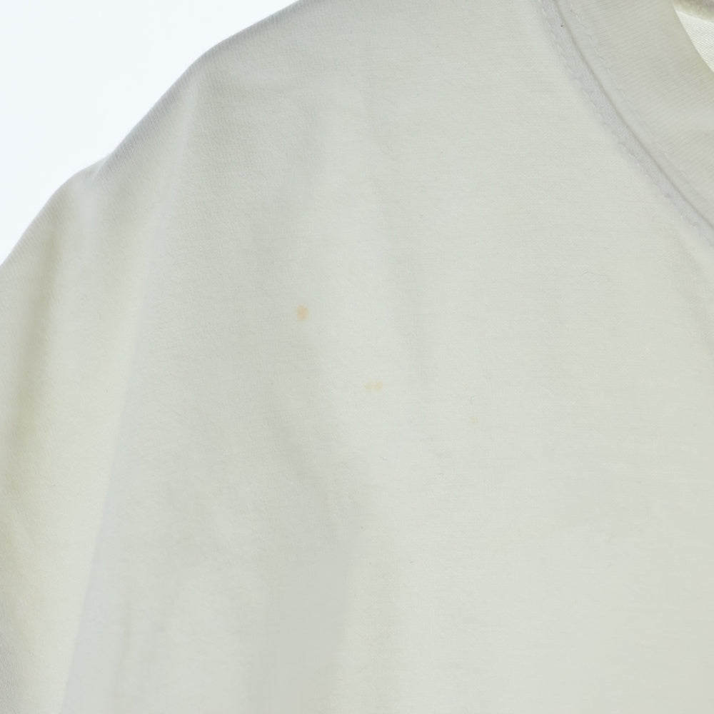 lucien pellat-finet(ルシアンペラフィネ) バックスカルプリント クルーネック半袖Tシャツ カットソー ホワイト