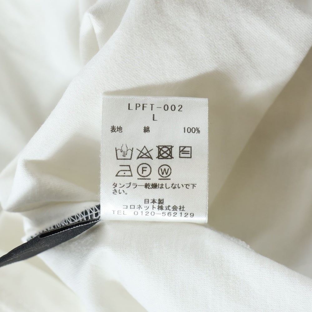 lucien pellat-finet(ルシアンペラフィネ) バックスカルプリント クルーネック半袖Tシャツ カットソー ホワイト