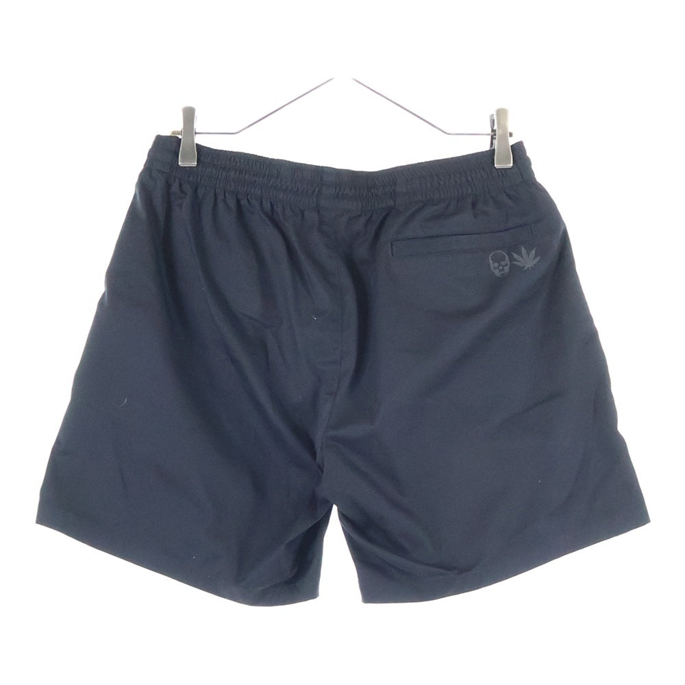 lucien pellat-finet(ルシアンペラフィネ) ロゴプリント ハーフパンツ ブラック