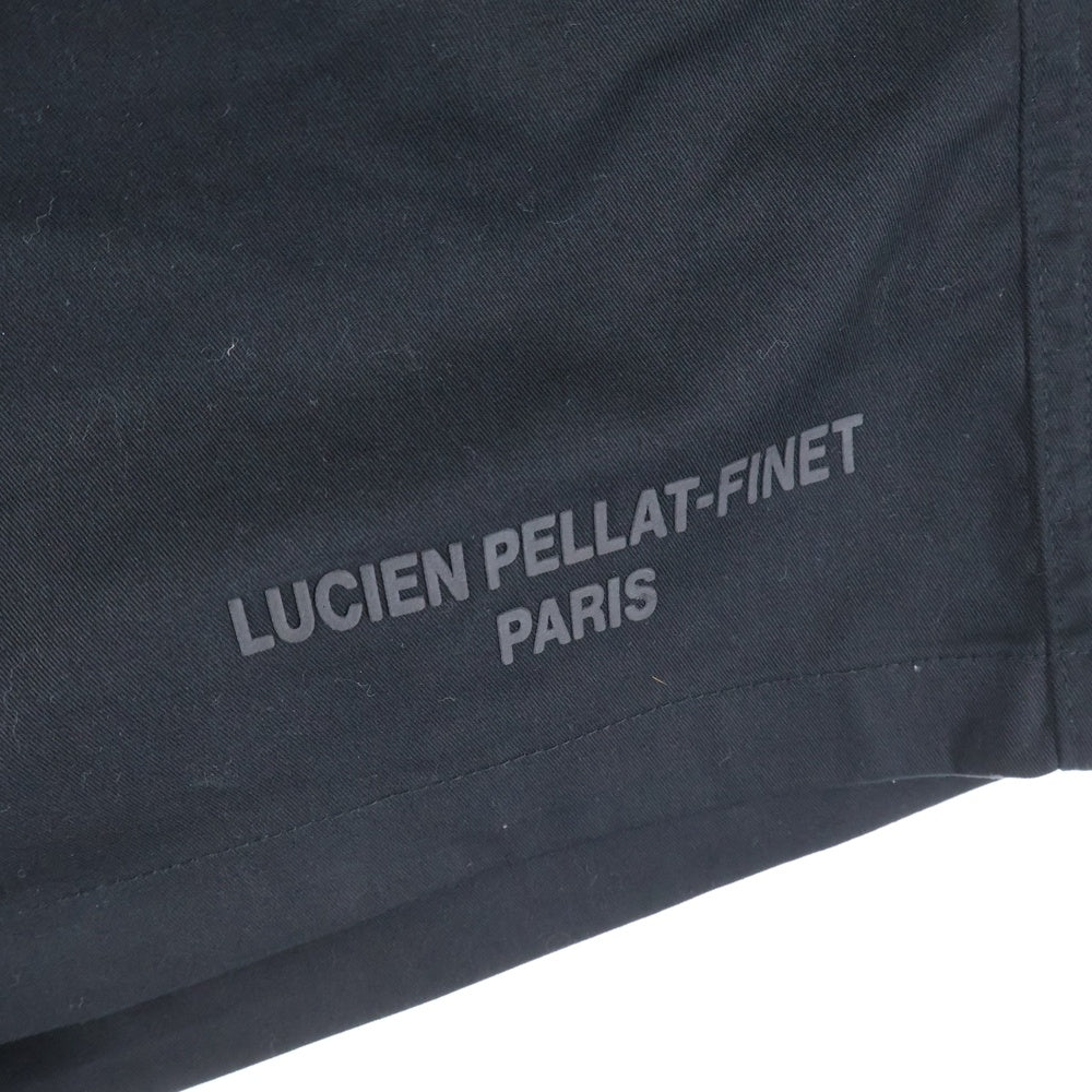 lucien pellat-finet(ルシアンペラフィネ) ロゴプリント ハーフパンツ ブラック