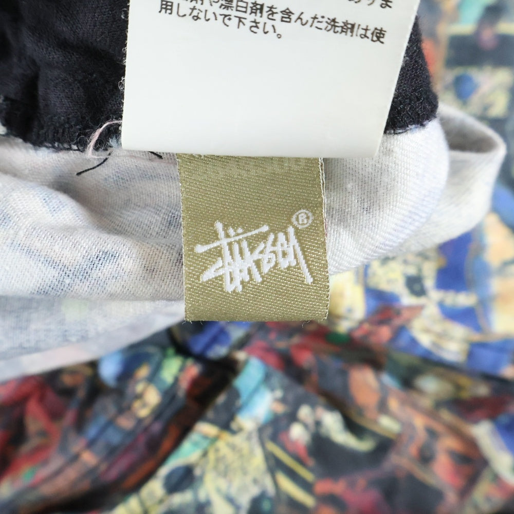 STUSSY(ステューシー) 復刻 宗教柄 コットン イージーショーツ ハーフパンツ マルチカラー