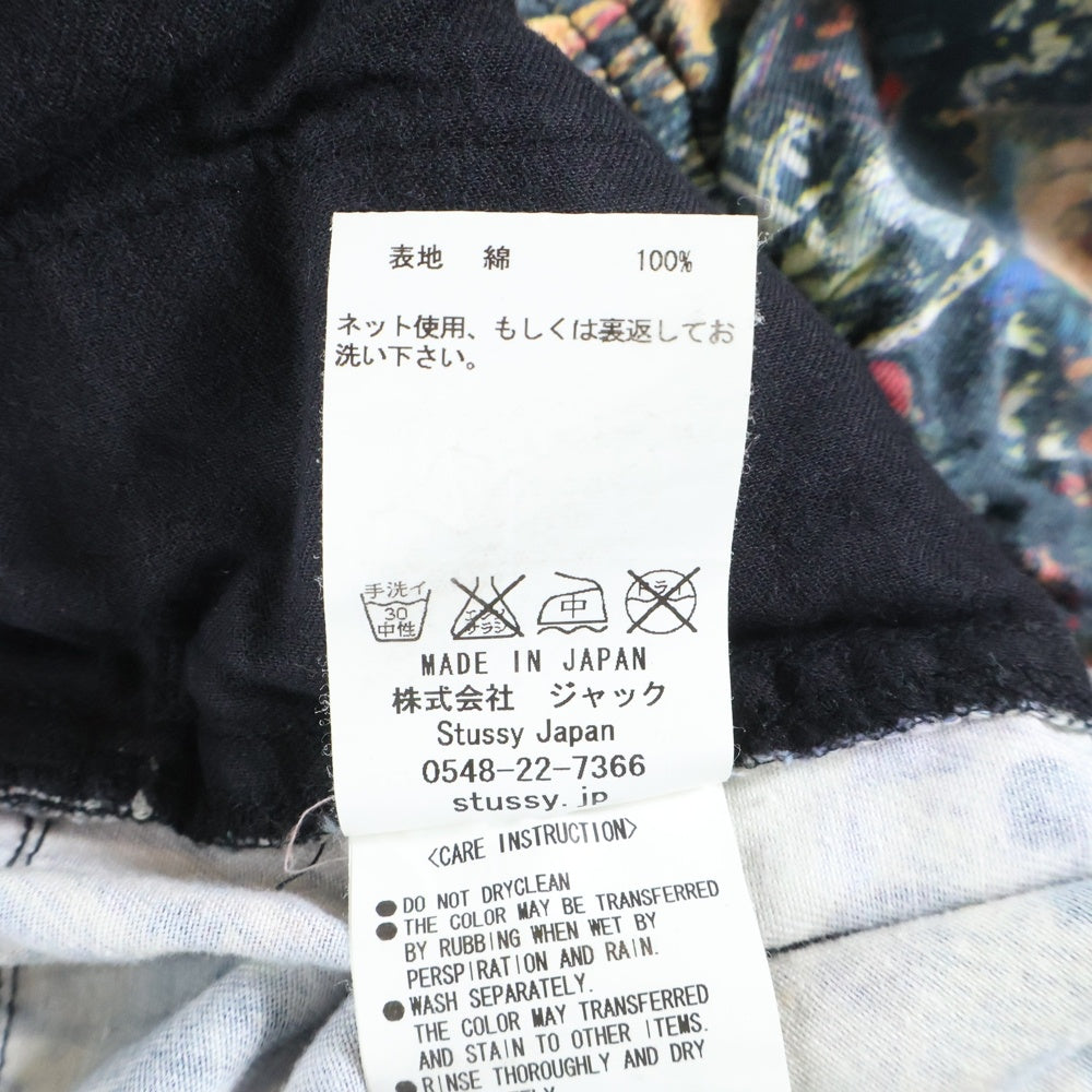 STUSSY(ステューシー) 復刻 宗教柄 コットン イージーショーツ ハーフパンツ マルチカラー