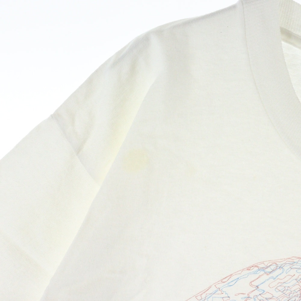 UNDERCOVER(アンダーカバー) 90s 初期 スカル ドクロプリント 半袖Tシャツ カットソー ホワイト