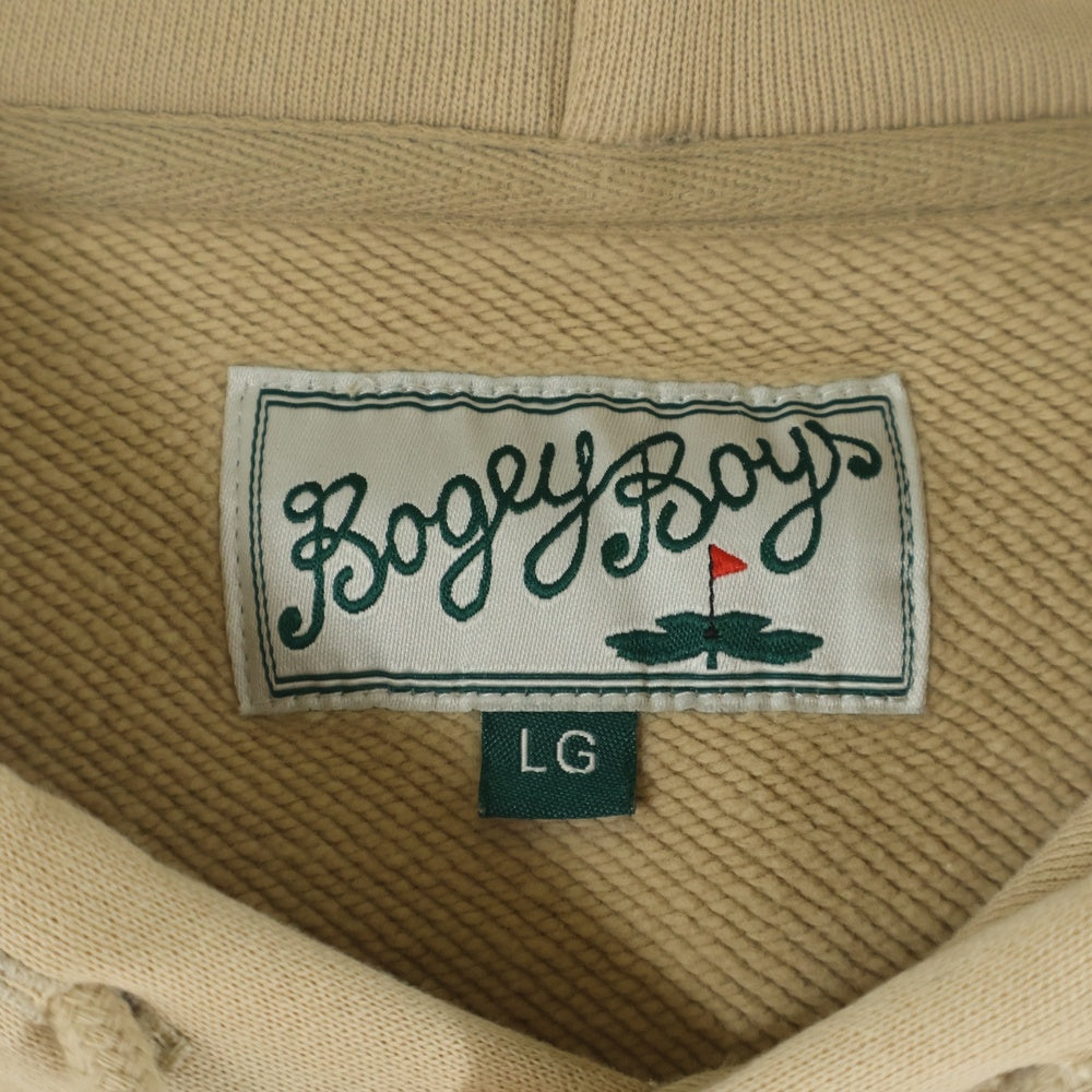 NO BRAND(ノーブランド) 【BOGEY BOYS】ボギーボーイズ Essential Hoodie エッセンシャル フーディー パーカー ベージュ