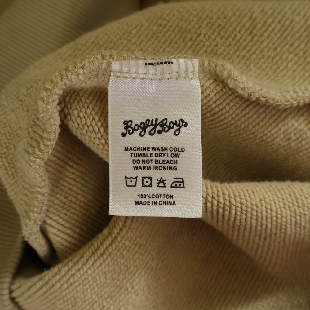 NO BRAND(ノーブランド) 【BOGEY BOYS】ボギーボーイズ Essential Hoodie エッセンシャル フーディー パーカー ベージュ