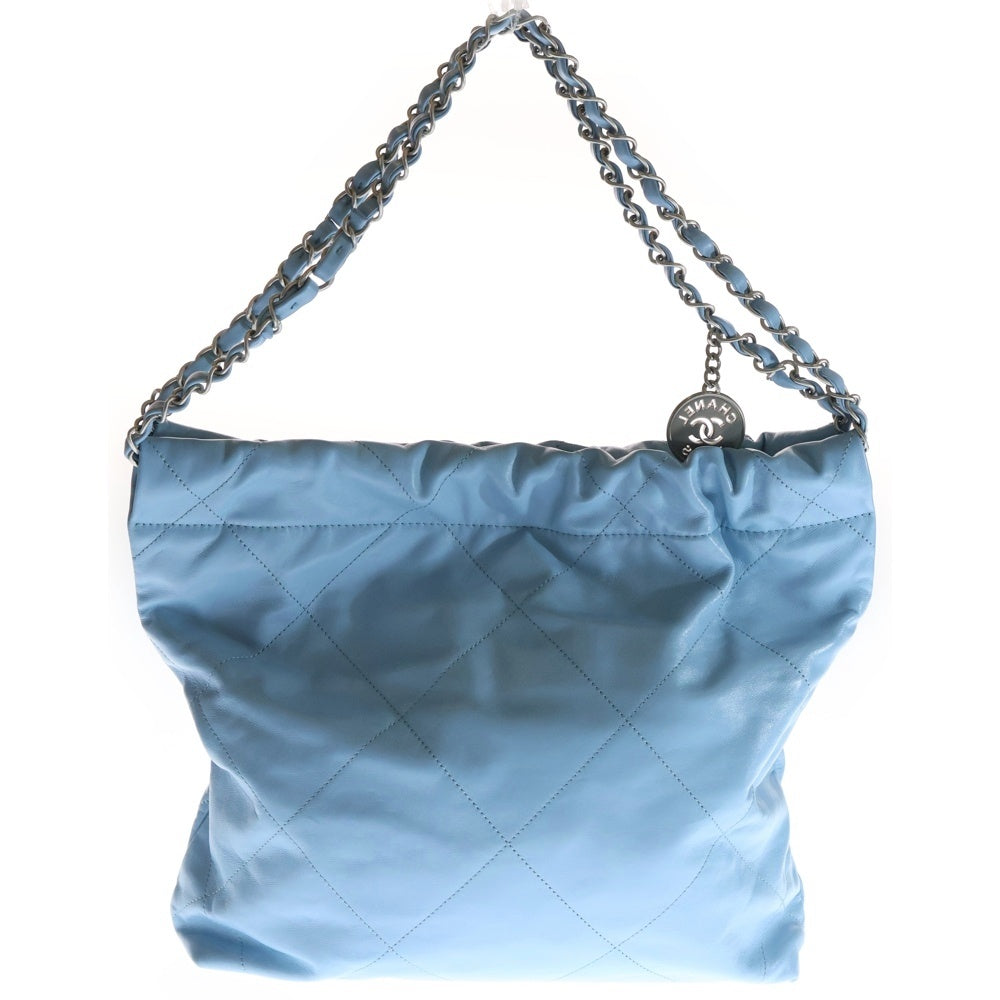 CHANEL(シャネル) シャネル22 ショルダーバッグ ライトブルー レディース